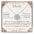 Mother's Day Jewelry and Message Card - Thank You Youre My Safe Place