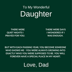 To My Precious Daughter — Magnetic Hearts Necklace (from Dad)