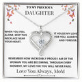 To My Precious Daughter, Remember How Incredibly Proud I Am Of You - Love You Always Necklace
