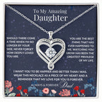 To My Amazing Daughter — Always & Forever Heart Necklace (from Dad)
