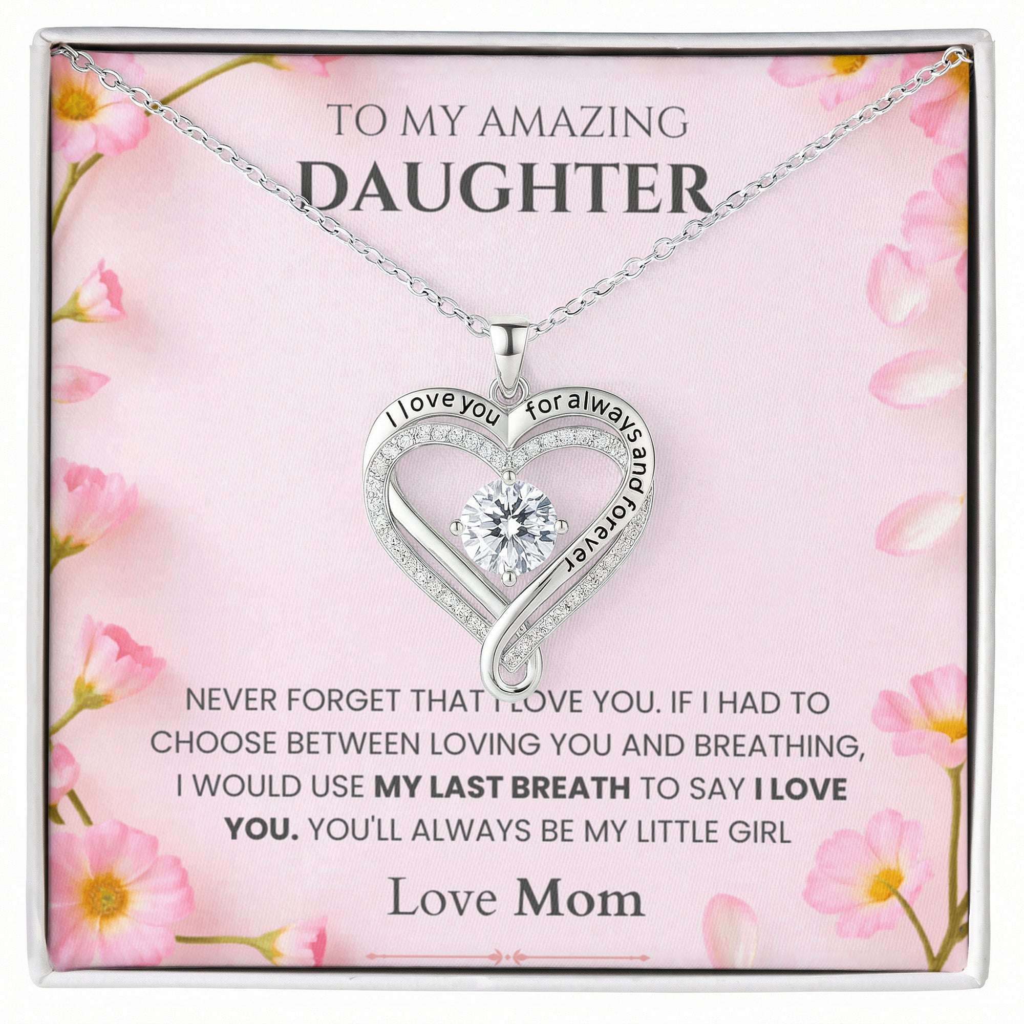 Mom To Daughter - Love You Always Necklace