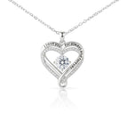 To My Amazing Daughter — Always & Forever Heart Necklace (from Dad)