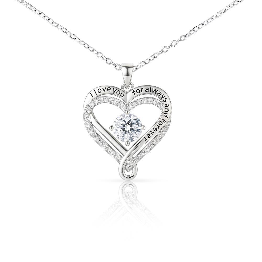 To My Amazing Daughter — Always & Forever Heart Necklace (from Dad)