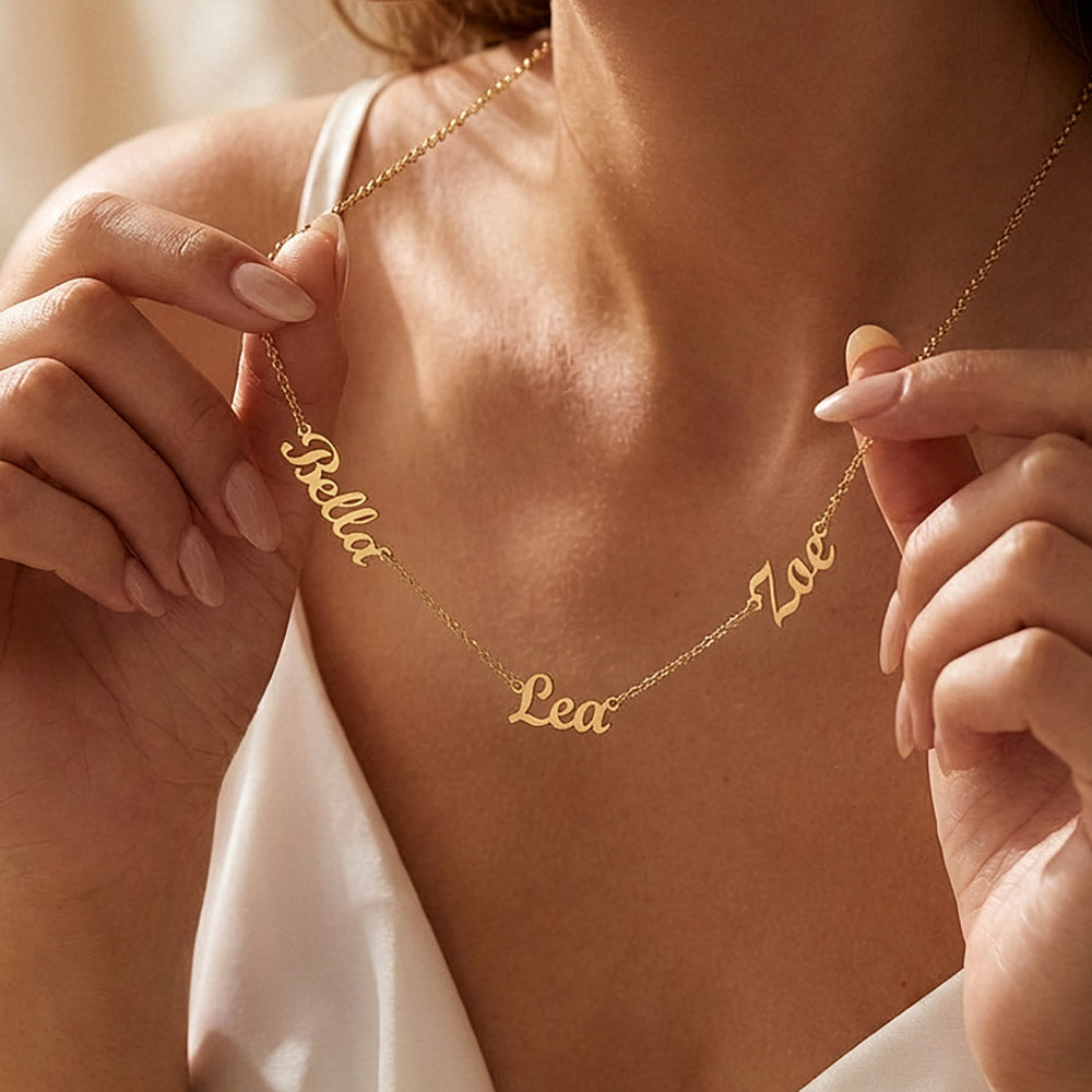 Multiple Name Necklace for Mom (Up to 3 Names) | Mother’s Day