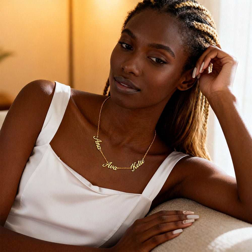 To Our Daughter On Mother's Day - Multiple Name Necklace