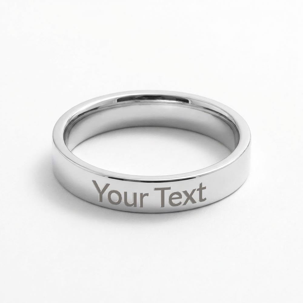 Daughter Graduation Gift - Engraved Women's Ring with Message Card
