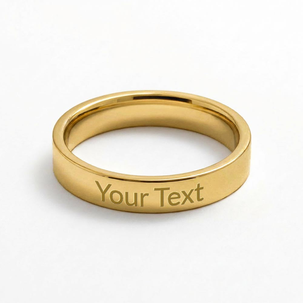 Daughter Graduation Gift - Engraved Women's Ring with Message Card
