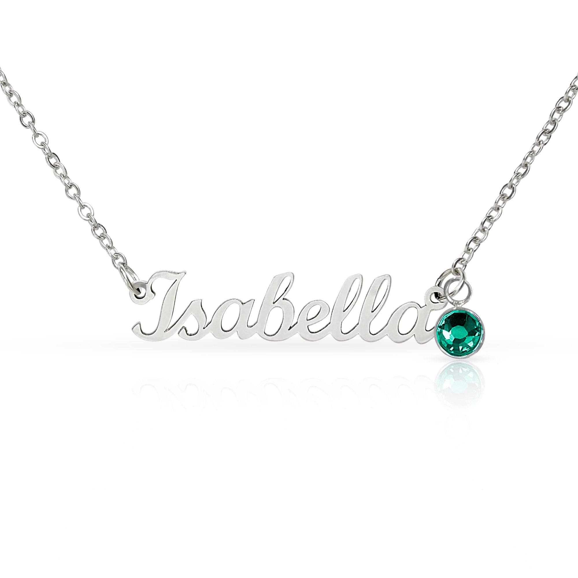 Personalized Name Necklace with Birthstone — Mother’s Day Gift for Mom