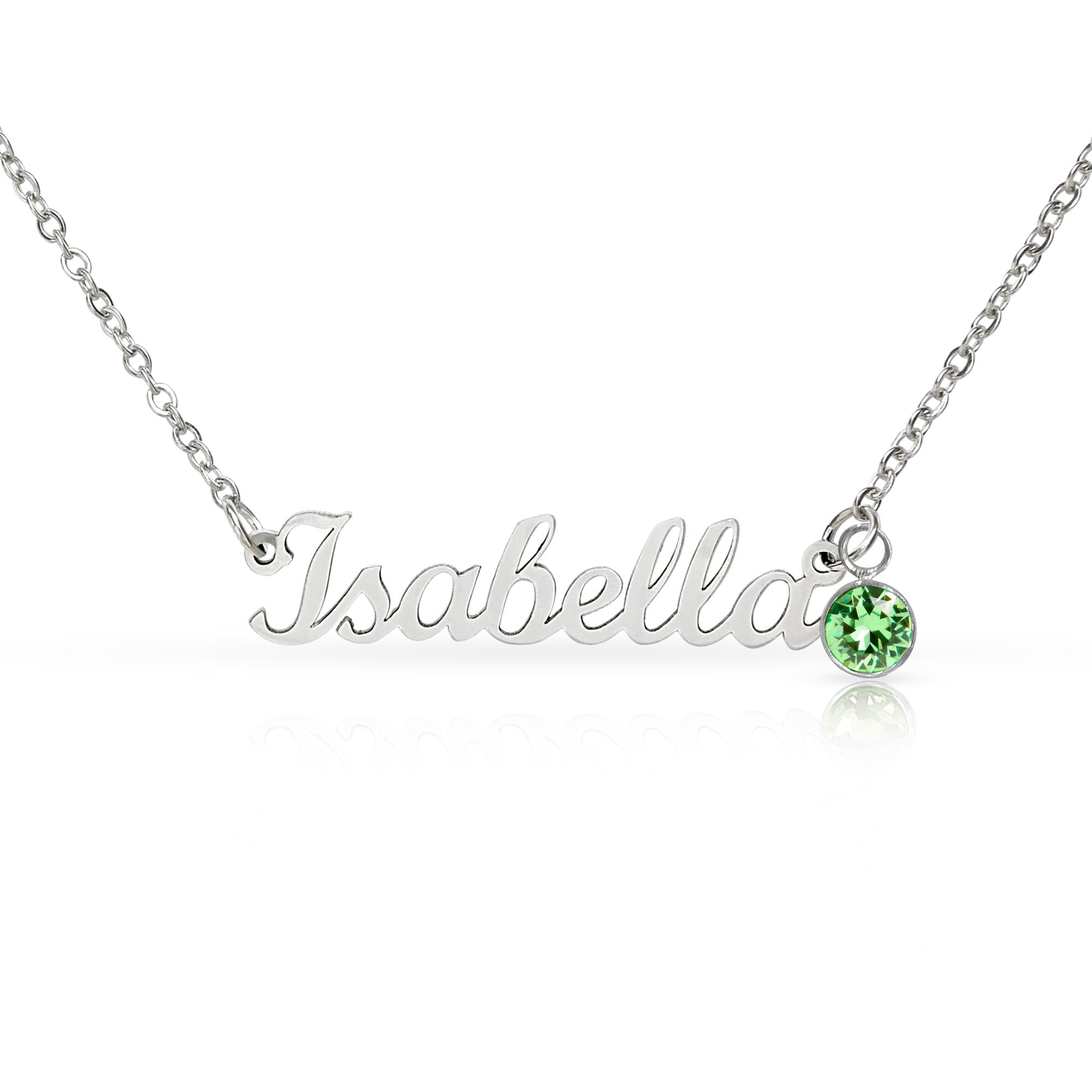 Personalized Name Necklace with Birthstone — Mother’s Day Gift for Mom