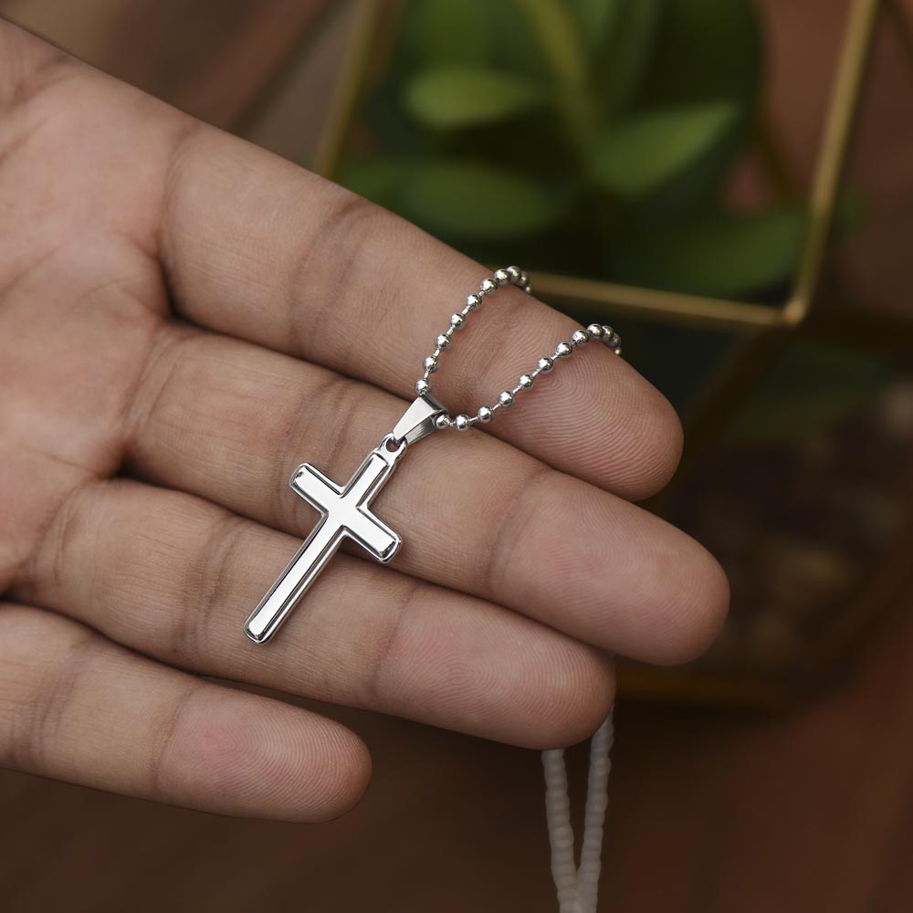 To My Daughter — Faith Cross Necklace (from Dad)