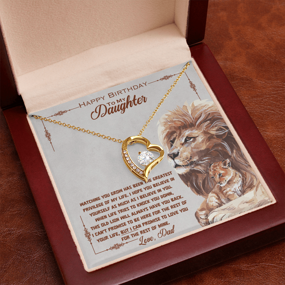 Happy Birthday to My Daughter — Forever Love Necklace (from Dad)