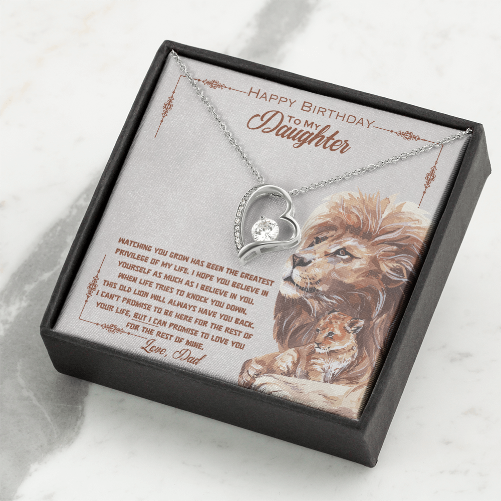 Happy Birthday to My Daughter — Forever Love Necklace (from Dad)