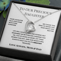 To Our Precious Daughter - YOUR LAUGHTER FILLS OUR HOME