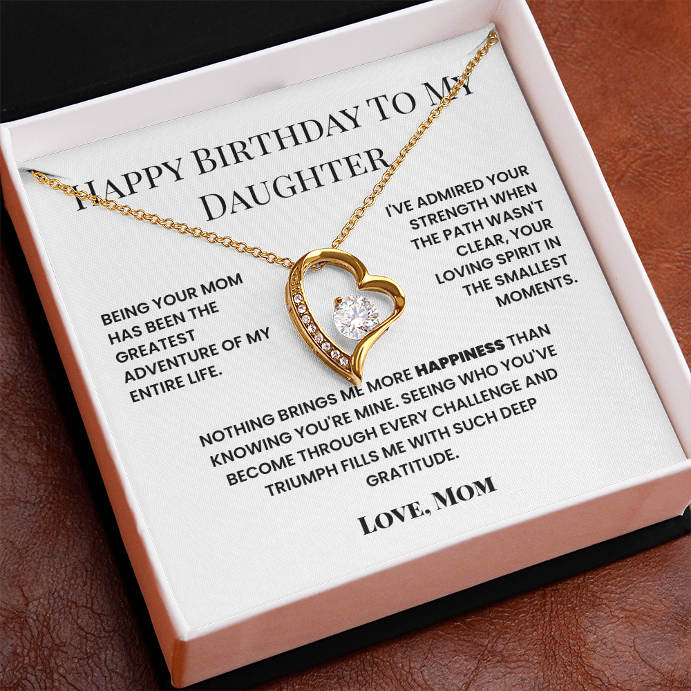 To Daughter From Mom, Happy Birthday - Nothing brings me more happiness