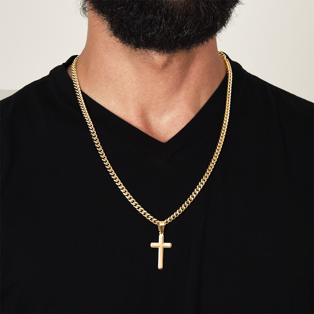 To My Son – Faith Cross Necklace from Mom